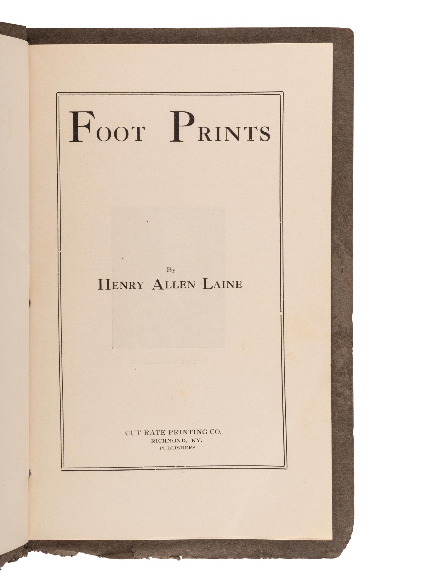 [LITERATURE]. Biographical Sketches of Prominent Negro Men and Women ..., Foot Prints , & other works.