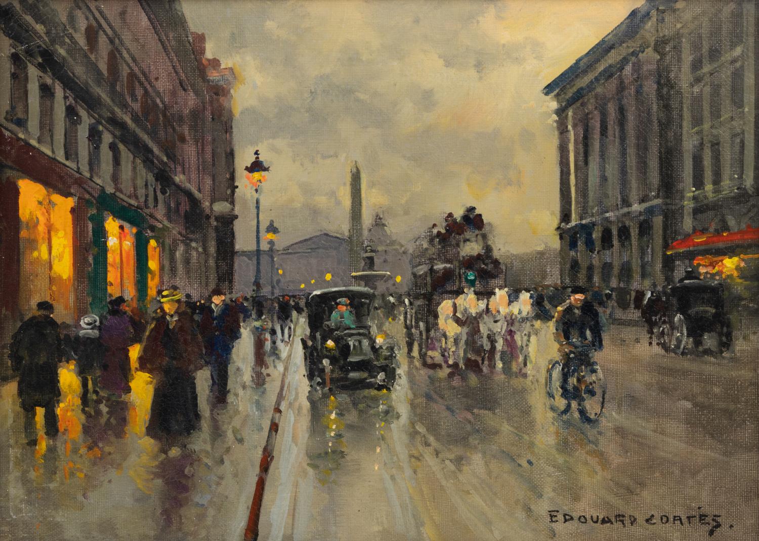 Édouard-Léon Cortès, (French, 1882-1969), Place de la Concorde