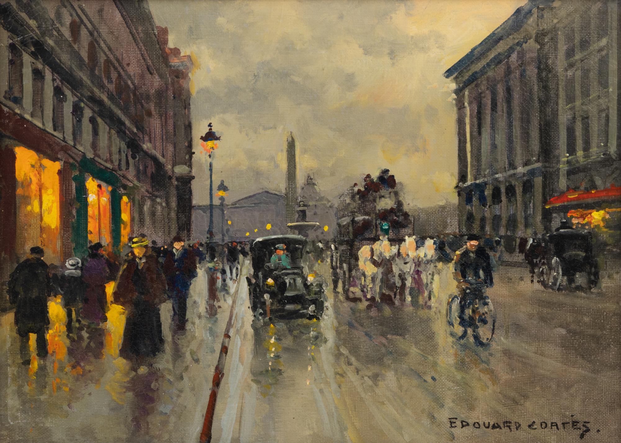 Édouard-Léon Cortès, (French, 1882-1969), Place de la Concorde