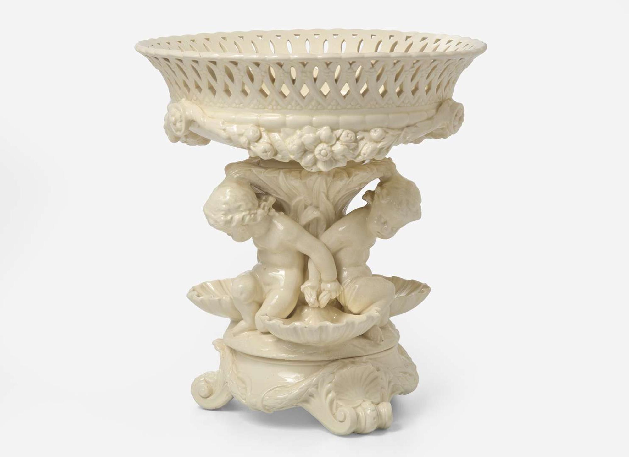 A Large Wedgwood Queensware Centerpiece, UK, 1879
