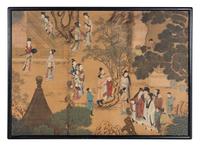 Two Chinese Ink and Color Paintings