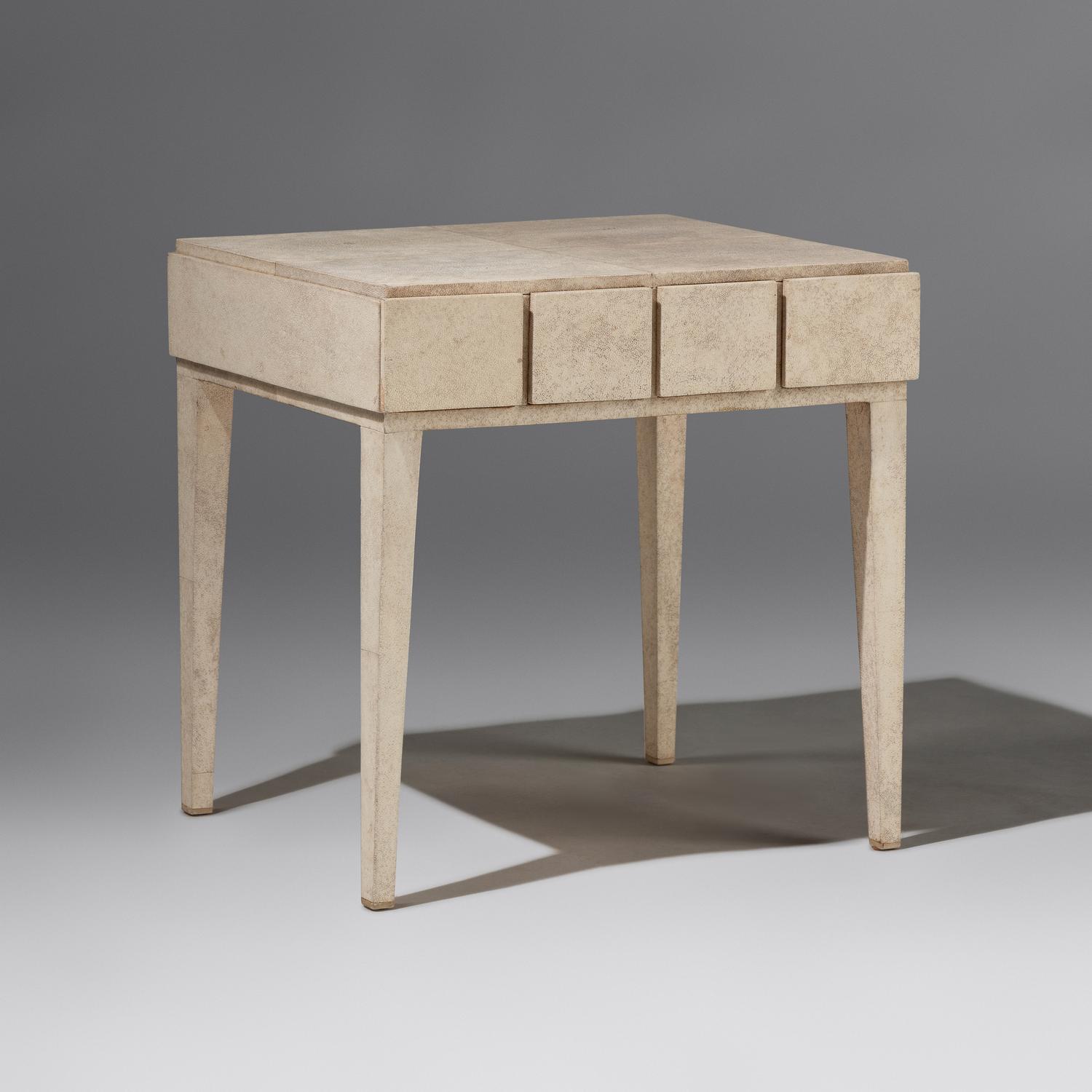 Shagreen side table