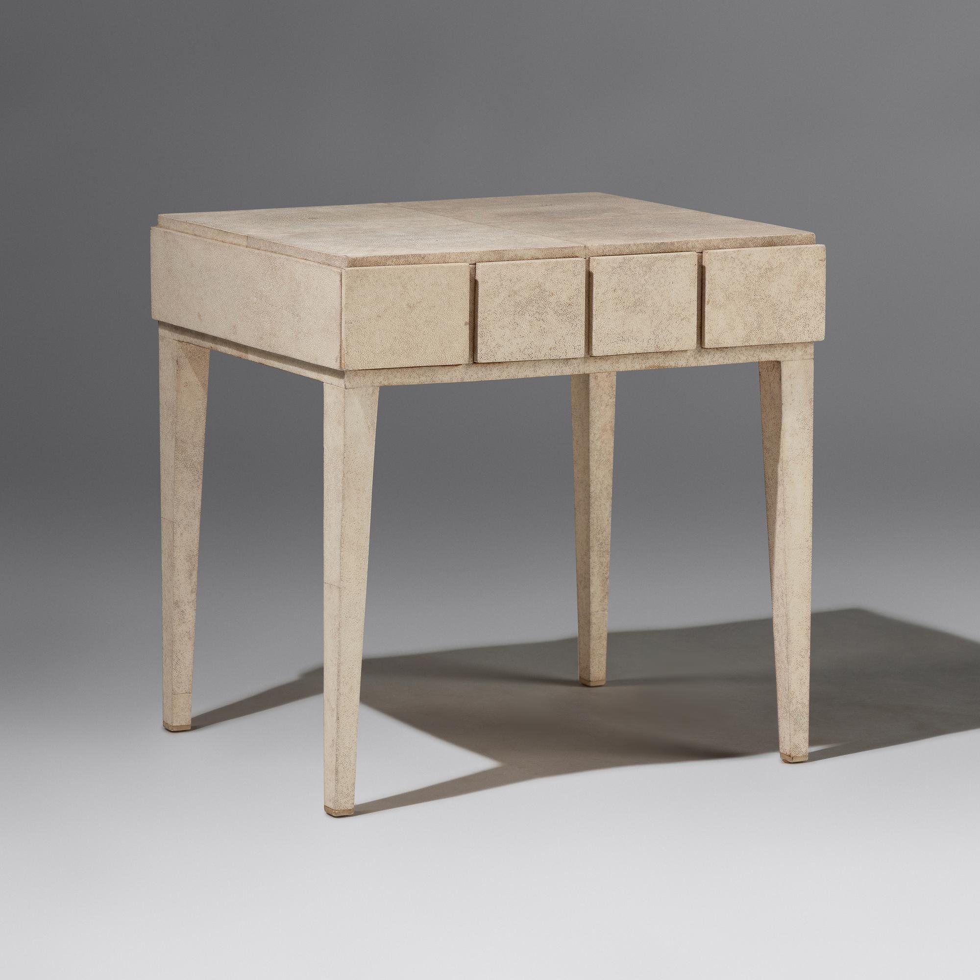 Shagreen side table