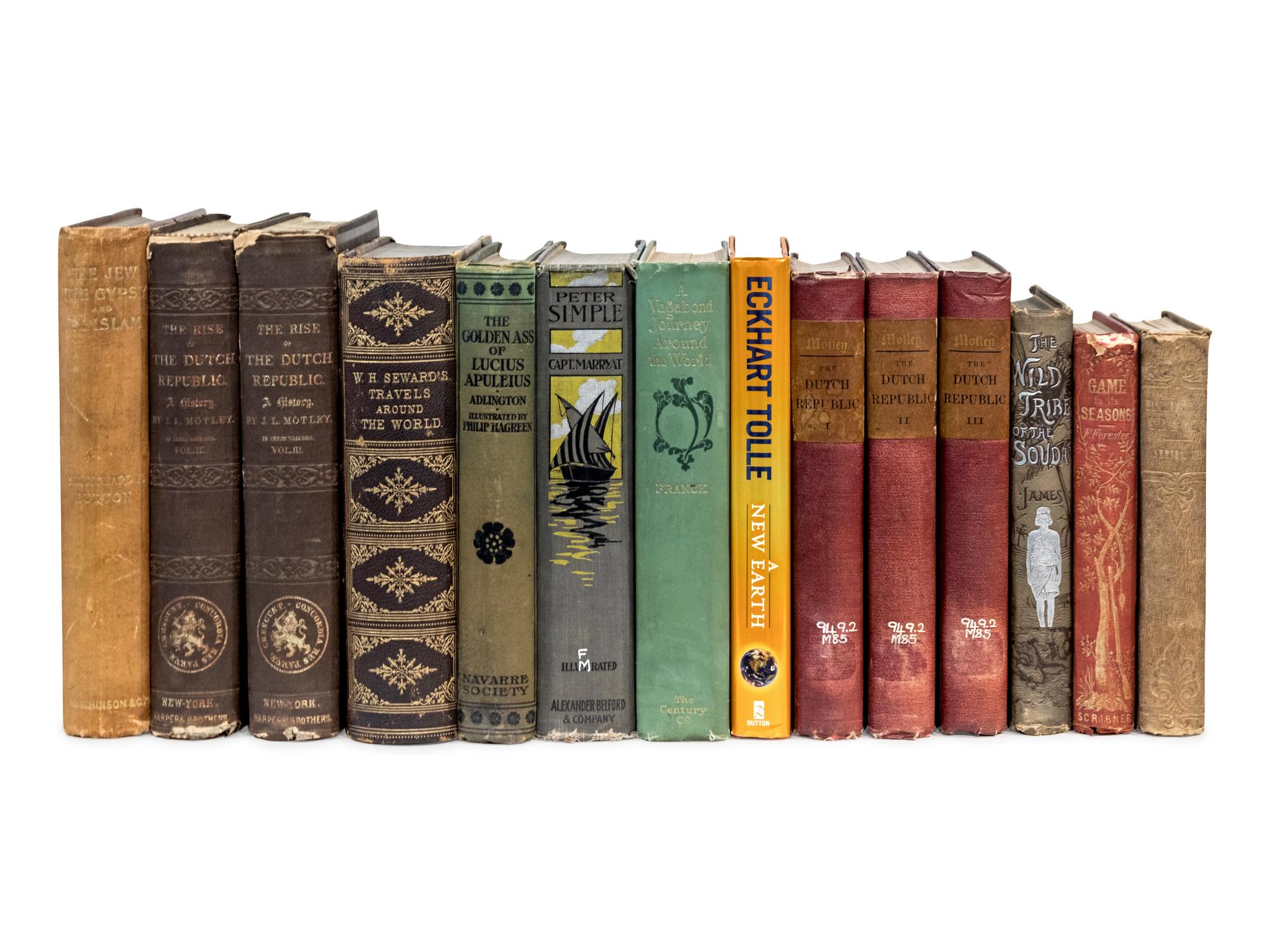 TRAVEL AND EXPLORATION. A group of 11 works in 14 volumes.