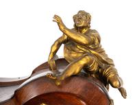 A Fine Louis XV Style Grazioli and Gaudenzi Gilt Bronze Mounted Parquetry Bureau en Pente