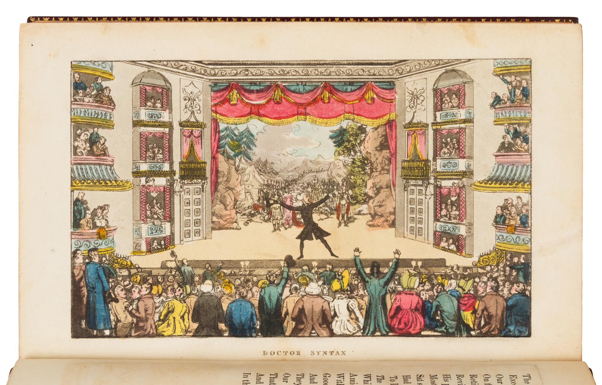 ROWLANDSON, Thomas (1756-1827), illustrator. -- William COMBE (1742-1823). Doctor Syntax in London. London: J. Johnson, 1820.