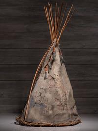 Sioux Painted Hide Model Tipi