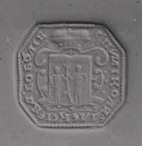 A Medieval Silver Signet Ring — with a brass medallion