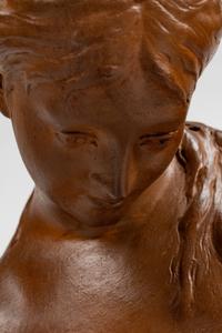 A Large French Terracotta Figure of a Water Carrier — SIGNED MARIO ARTHUR, PARIS, LATE 19TH CENTURY