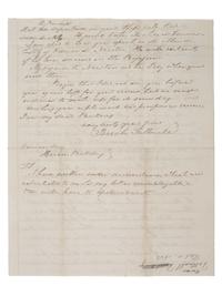 [US NAVY]. TATTNALL, Commodore Josiah (1795-1871). Correspondence from Josiah Tattnall III to his longtime friend Commodore Hiram Paulding, 1830s-1850s. [ With: ] Paulding's manuscript account of their friendship.