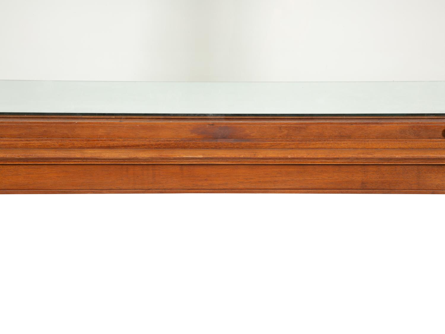 A Regency Style Mahogany Glazed Display Cabinet on Stand