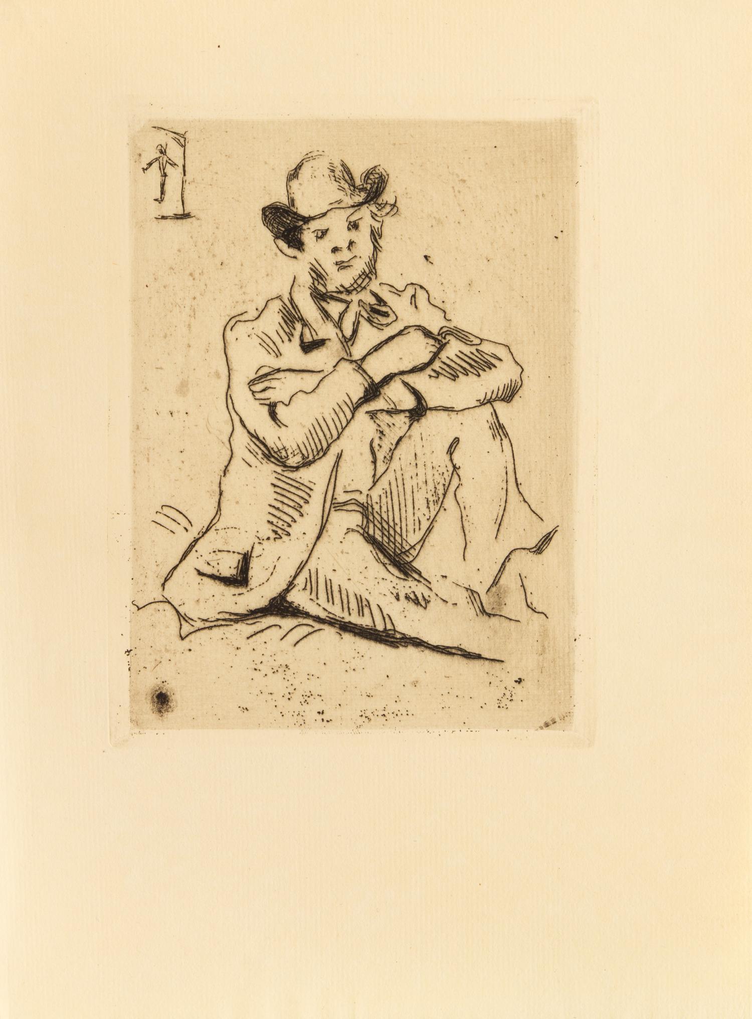 Various Artists, (French, 19th Century), a group of 4 etchings consisting of Paysage, 1899 by Alfred Sisley (French, 1839-1899); Le lec