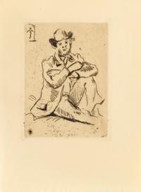 Various Artists, (French, 19th Century), a group of 4 etchings consisting of Paysage, 1899 by Alfred Sisley (French, 1839-1899); Le lec