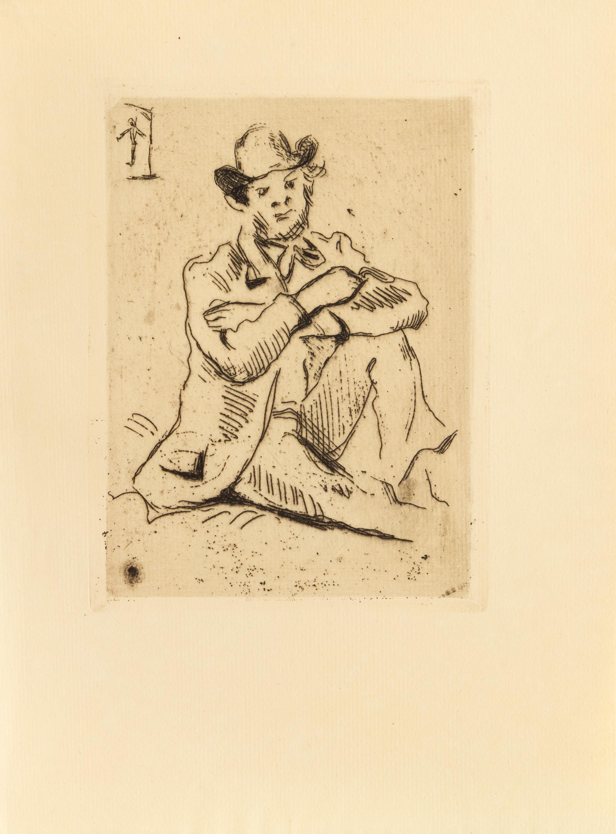 Various Artists, (French, 19th Century), a group of 4 etchings consisting of Paysage, 1899 by Alfred Sisley (French, 1839-1899); Le lec