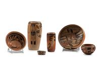 Collection of Hopi Pottery