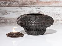 Baleen Basket, with Whale Finial