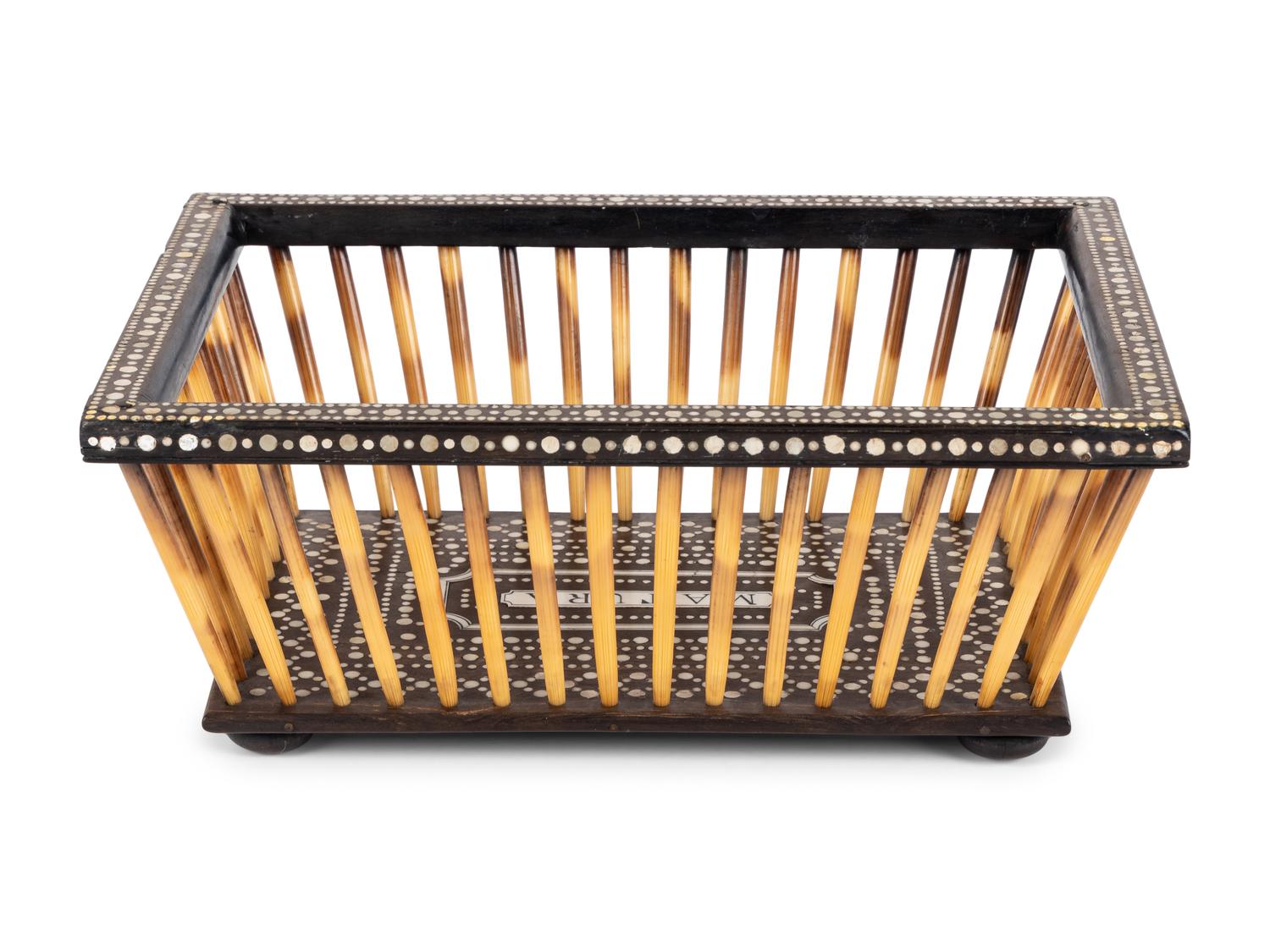 An Anglo-Indian Quill Basket