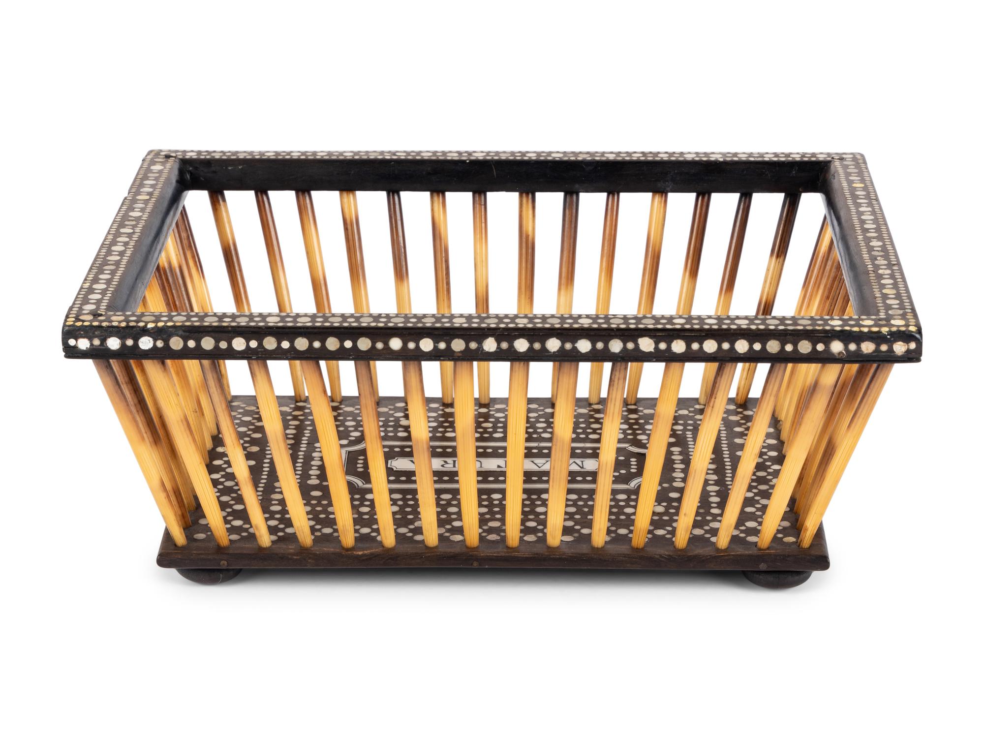 An Anglo-Indian Quill Basket