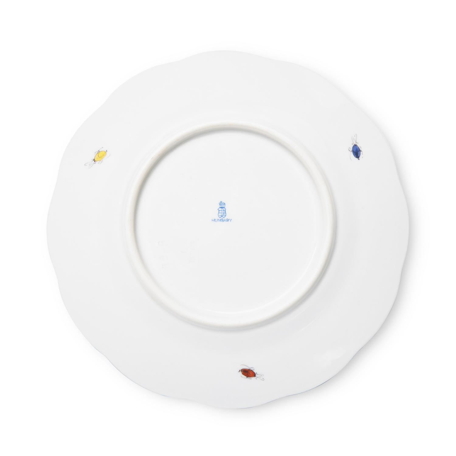 A Herend Fruits and Flowers Porcelain Dinner Service