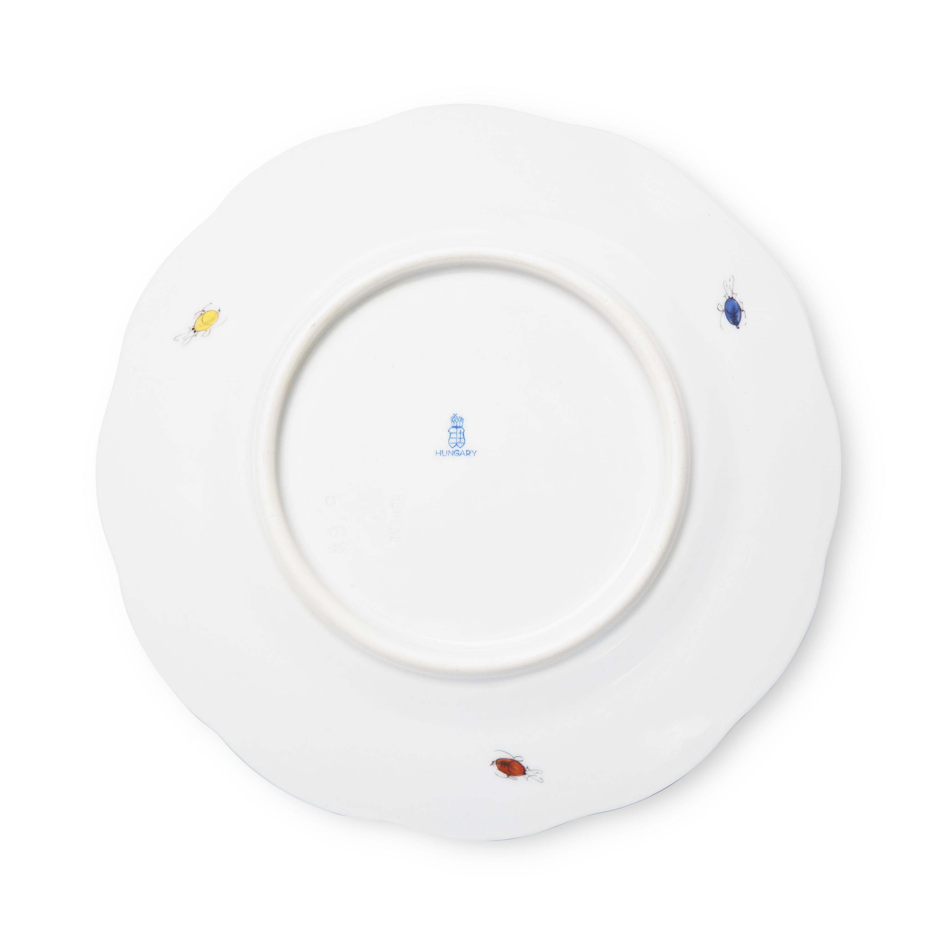 A Herend Fruits and Flowers Porcelain Dinner Service