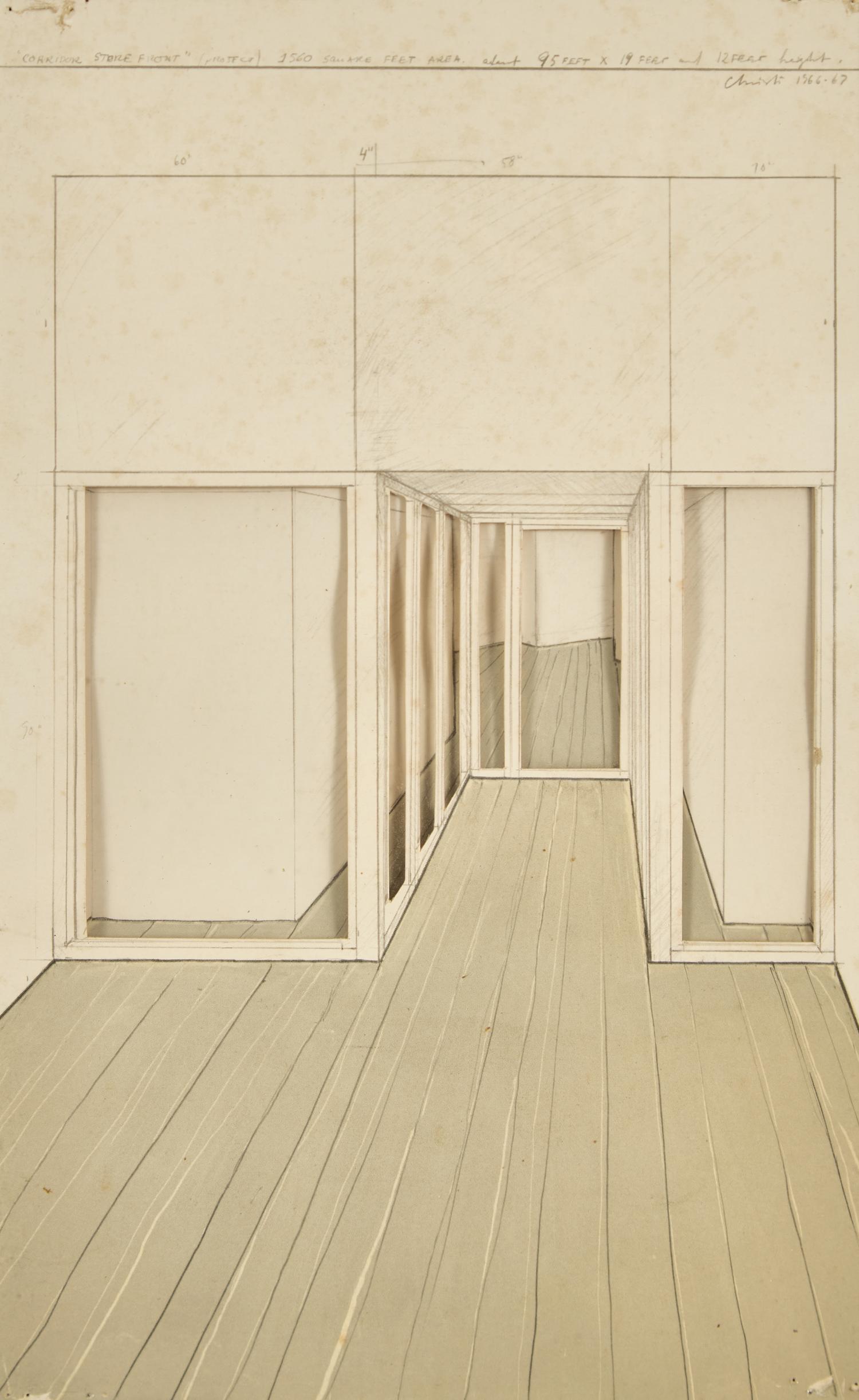Corridor Store Front (ProjectP) , circa 1968