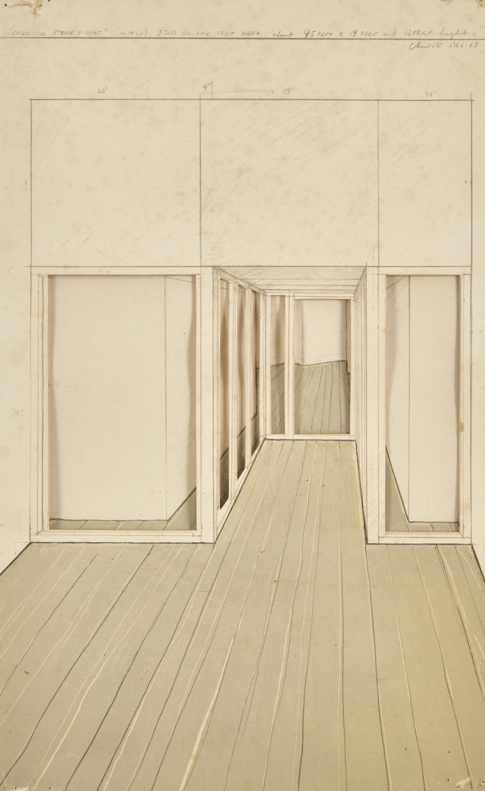 Corridor Store Front (ProjectP) , circa 1968
