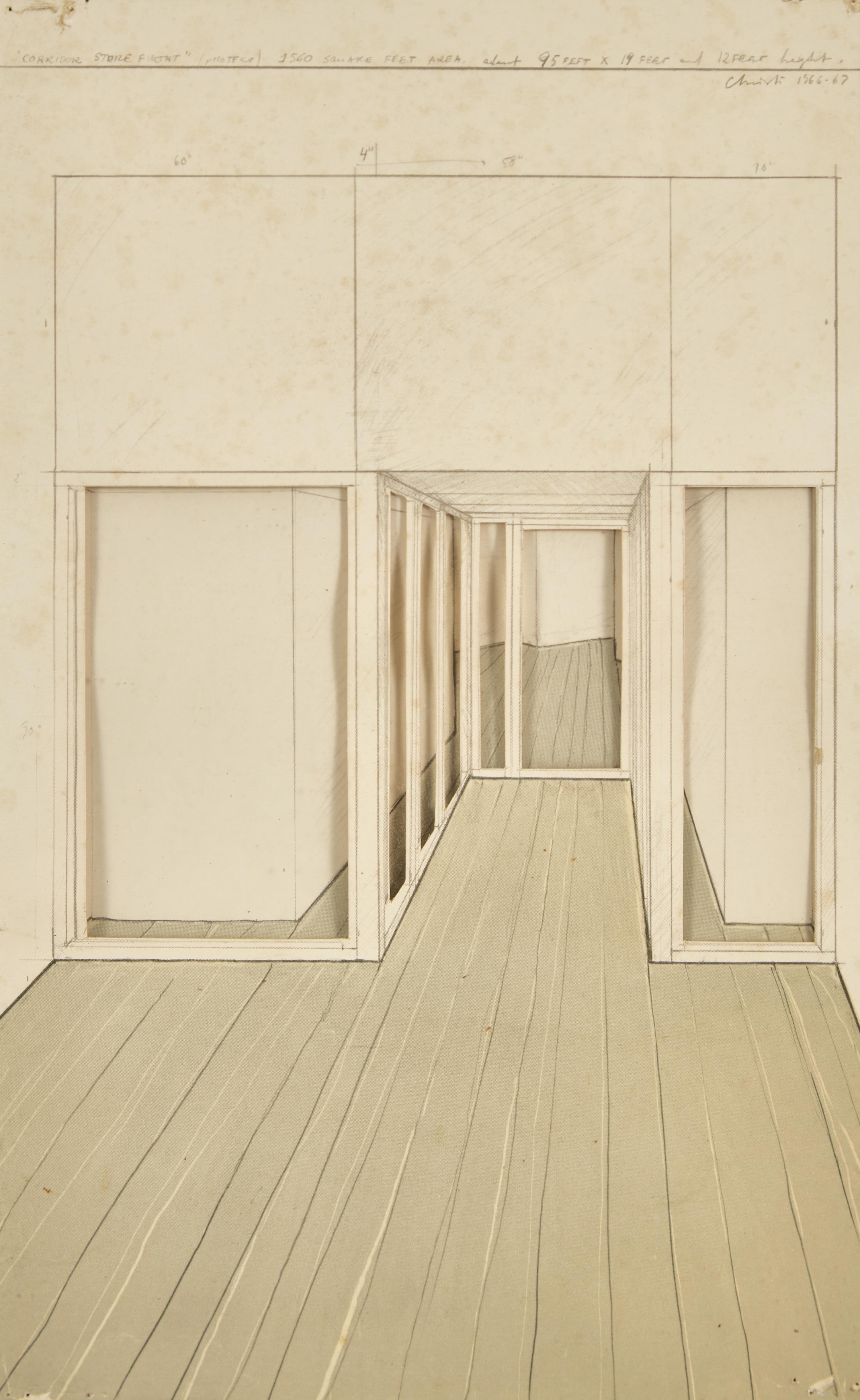 Corridor Store Front (ProjectP) , circa 1968