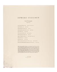 A group of five photographs (from In The Studio printed by George Tice with labels signed by George Tice and Joanna Steichen)