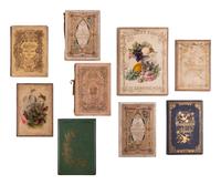 [BINDINGS - GIFT BOOKS] A large group of Victorian-era gift books, including: