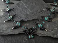 Southwestern-style Parrot Fetish Necklace