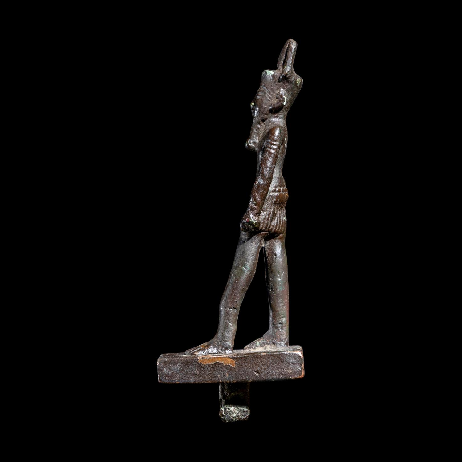 An Egyptian Bronze Amun-Re