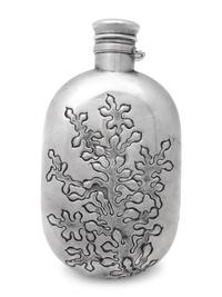 A Gorham Silver Sea Themed Flask
