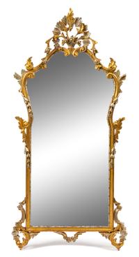 A Continental Giltwood Mirror