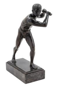 A Continental Bronze Figure Height 18 inches. — A. GOTTSCHALK, EARLY 20TH CENTURY