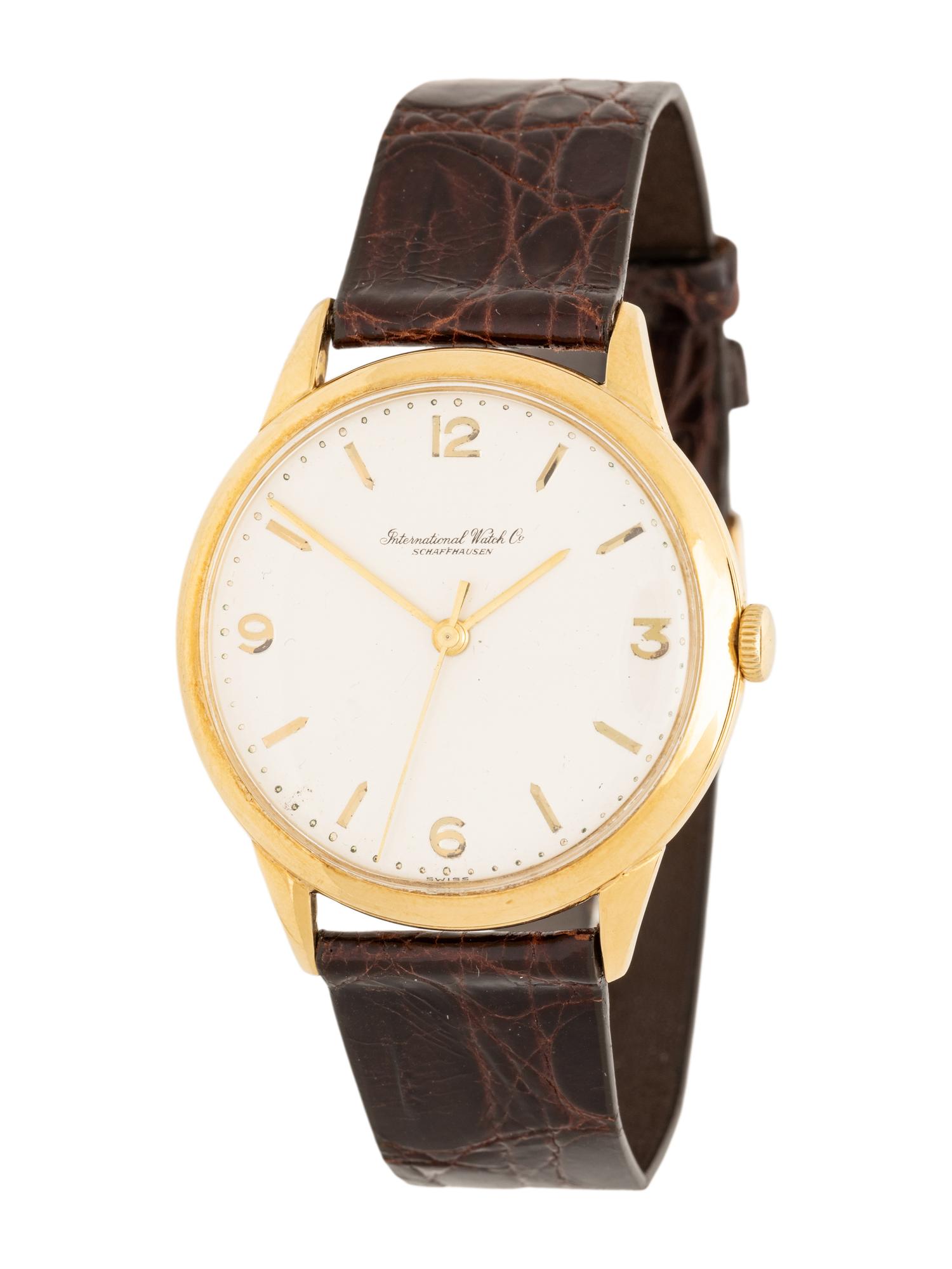 IWC, 18K YELLOW GOLD WATCH