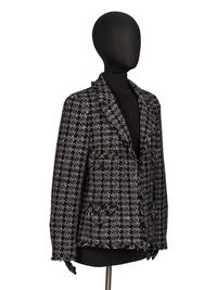 Chanel, Houndstooth Tweed Blazer