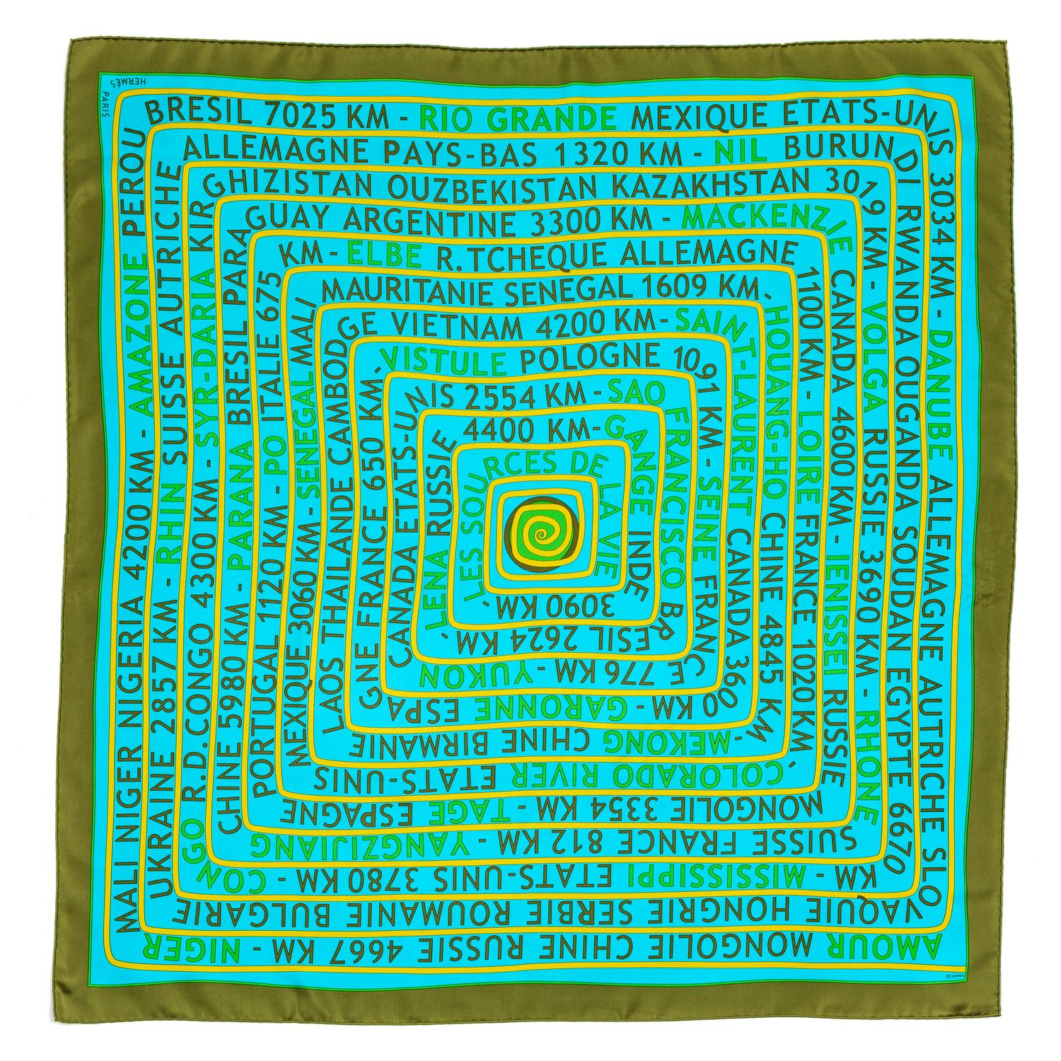 Hermès 90cm Silk Scarf 36" x 36"