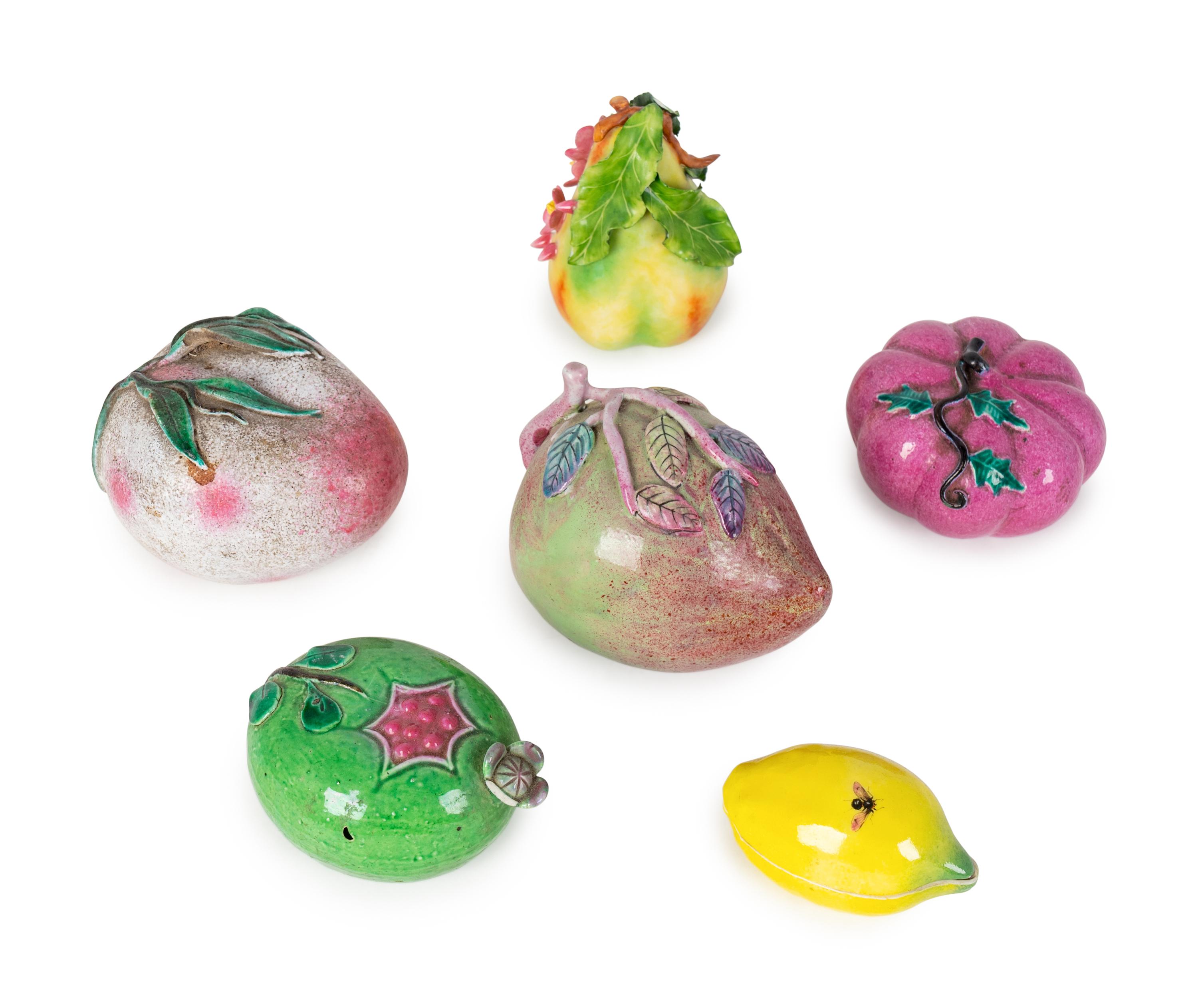 A Group of Four Chinese Fruits — 20TH CENTURY