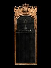 A Pair of George I Style Giltwood Pier Mirrors