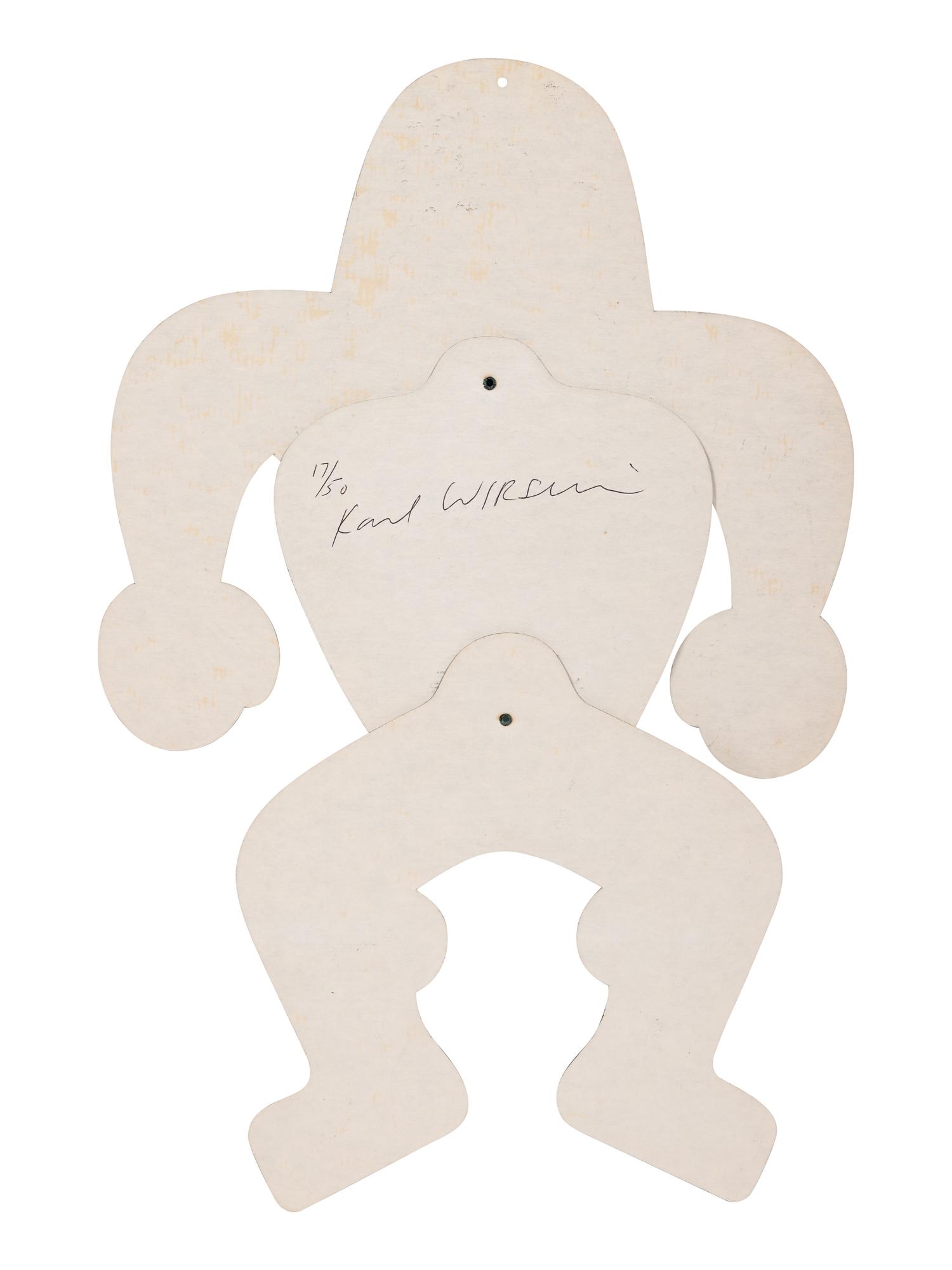 Dancing Hare Toddy, Dancing Kong Tamari, together with a signed Hare Toddy Kong Tamari Objects selected by Karl Wirsum Exhibition Poster