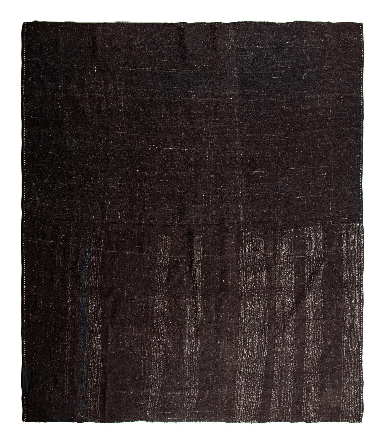 A Turkish Goat Hair Flatweave Rug