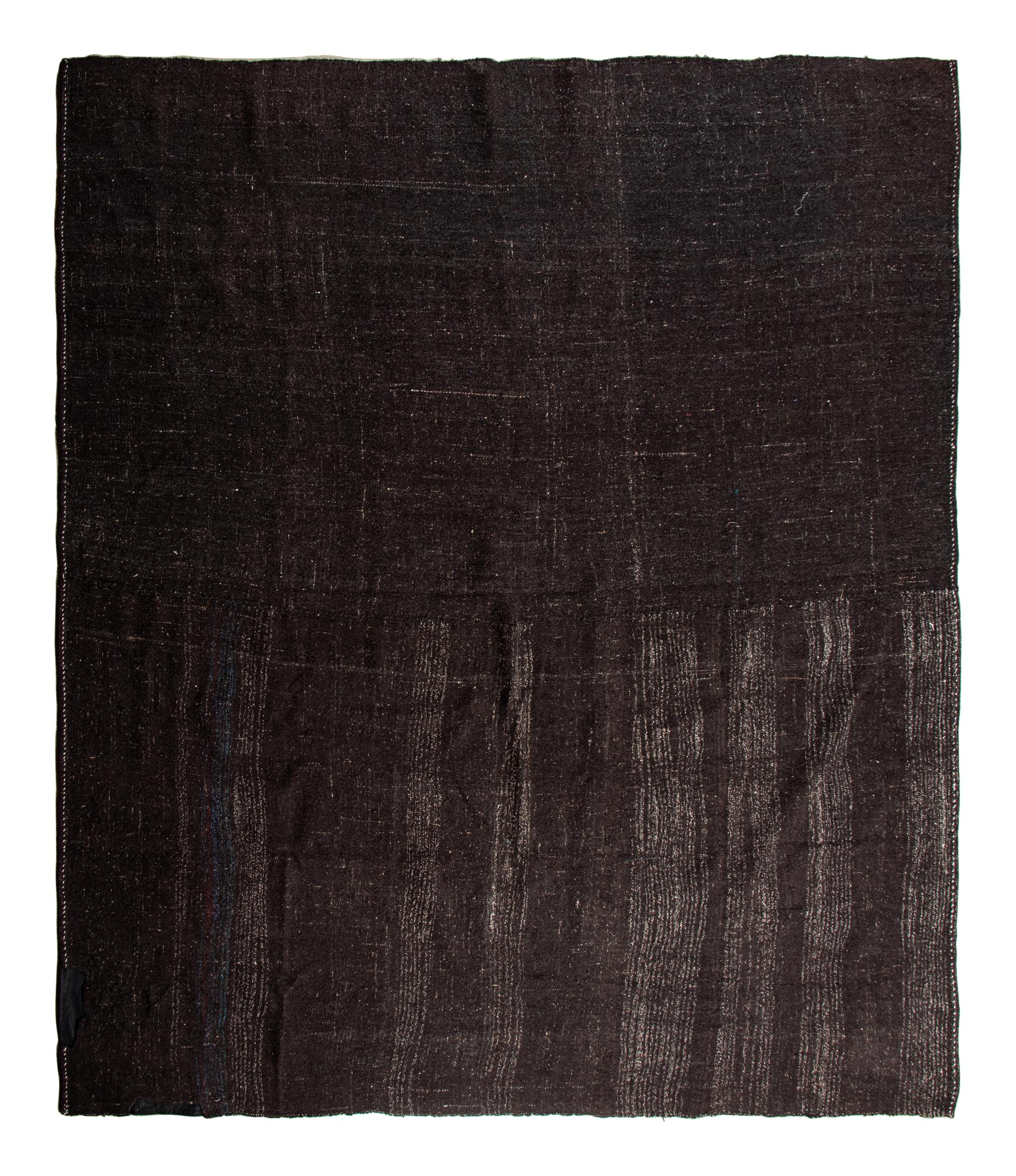 A Turkish Goat Hair Flatweave Rug