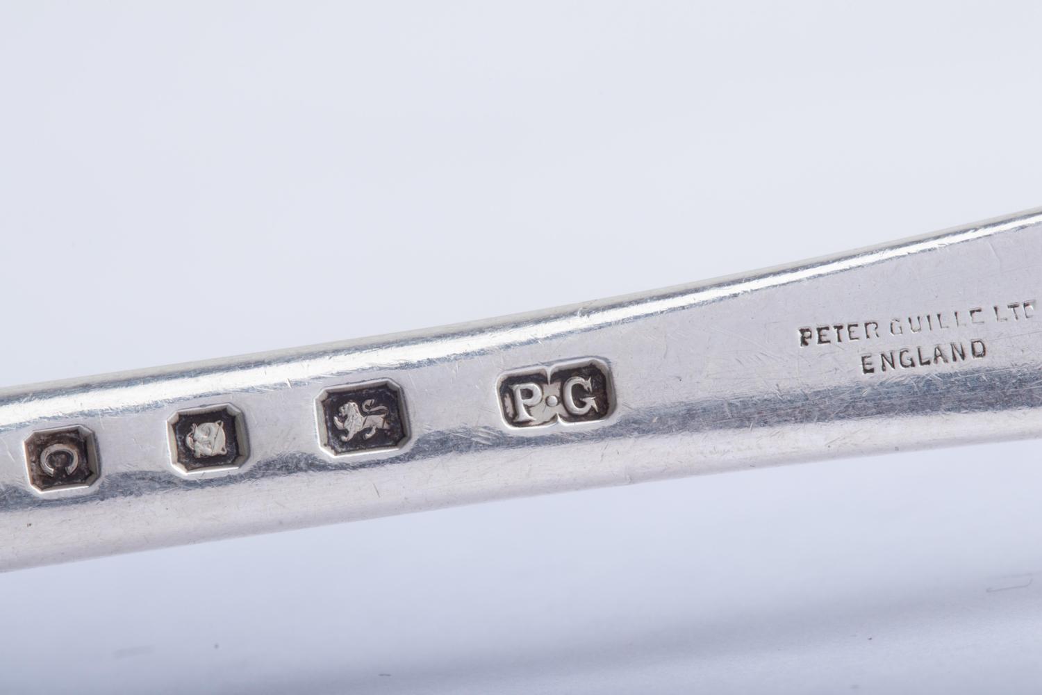 An Assembled English Silver Flatware Service