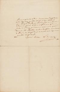 LOUIS XVI, King of France (1754-1793). Partly printed document signed ("Louis"), 29 September 1791. Countersigned by Arnaud de Laporte, and with an autograph note signed verso ("Laporte").