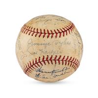 A 1943 Chicago White Sox Team Signed Autograph Baseball