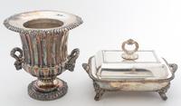 A Collection of Silver-plate Serving Articles Height of first 9 1/2 inches. — 20TH CENTURY
