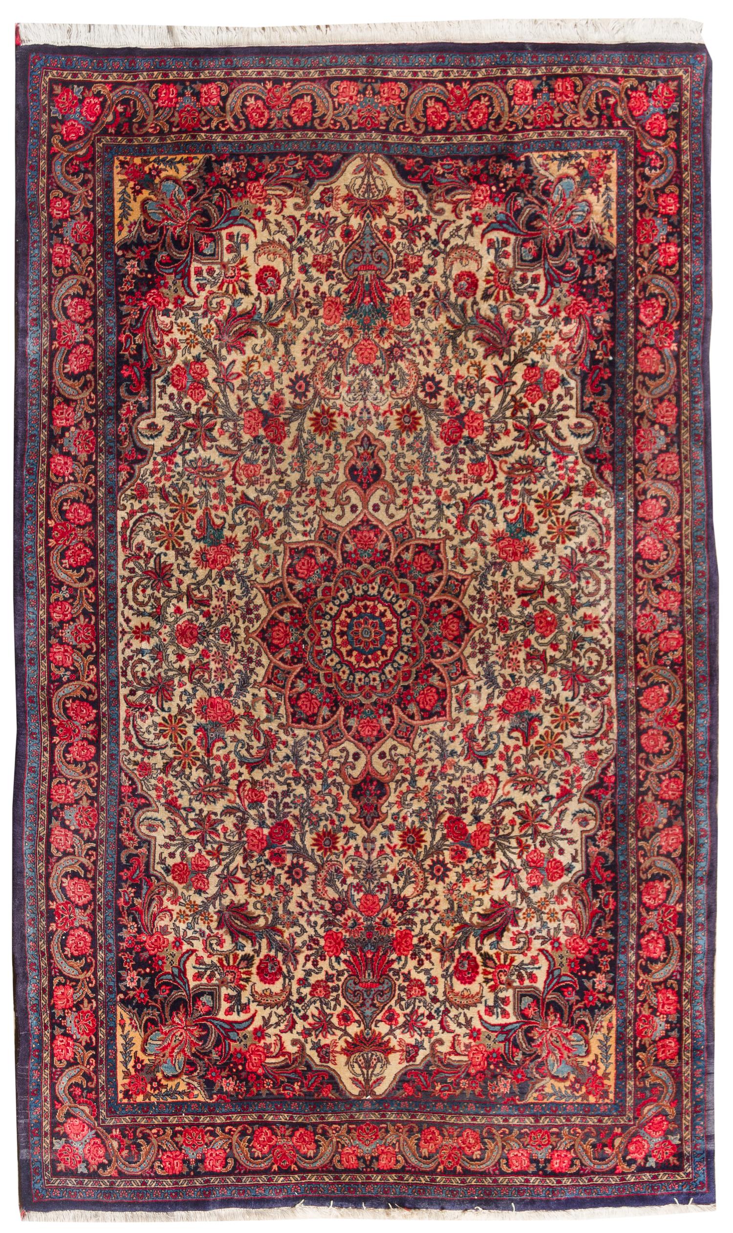 A Bidjar Wool Rug 7 feet 8 inches x 4 feet 9 inches. — CIRCA 1930