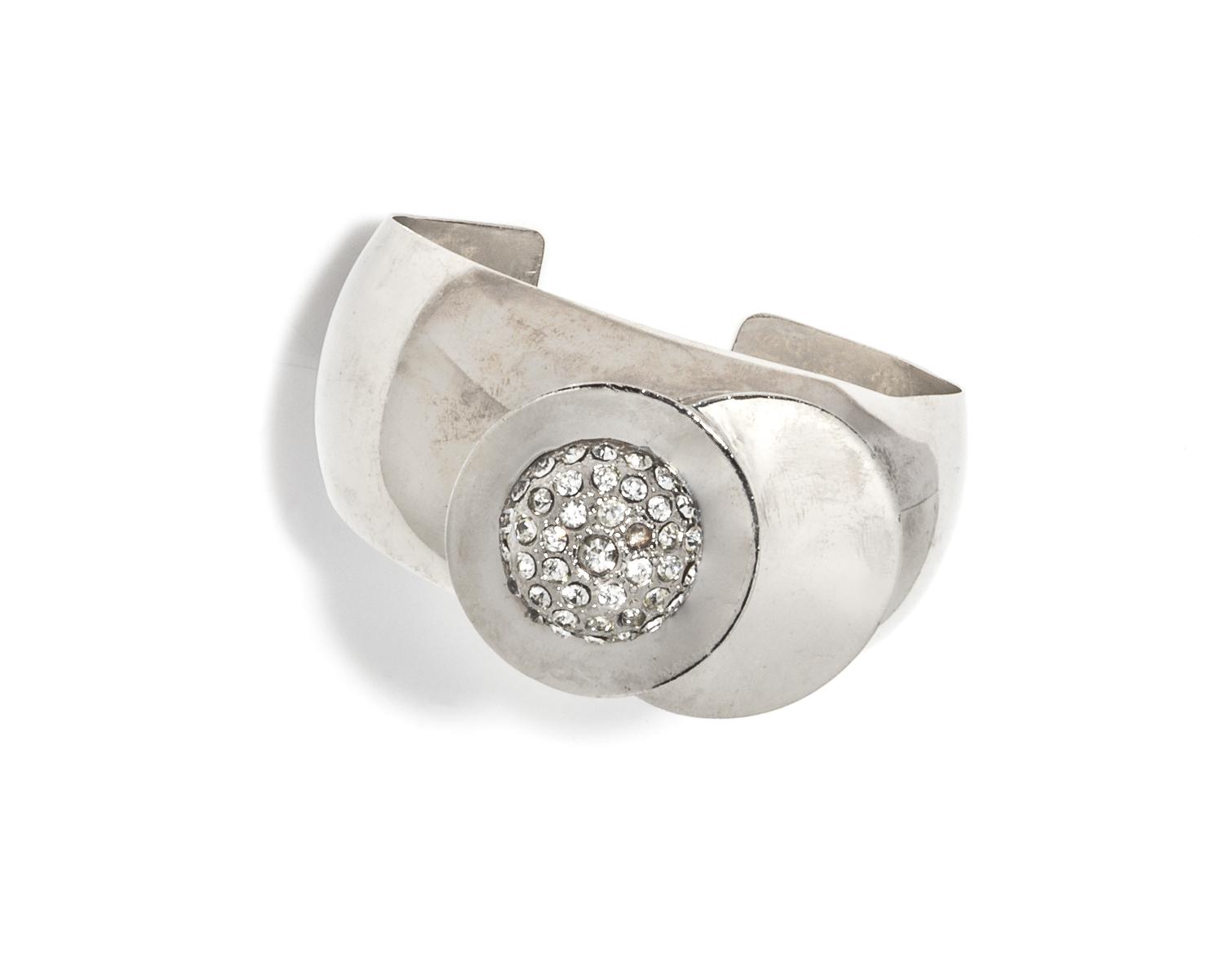 A Gianni Versace Abstract Cuff, 7.5" x 1.75".
