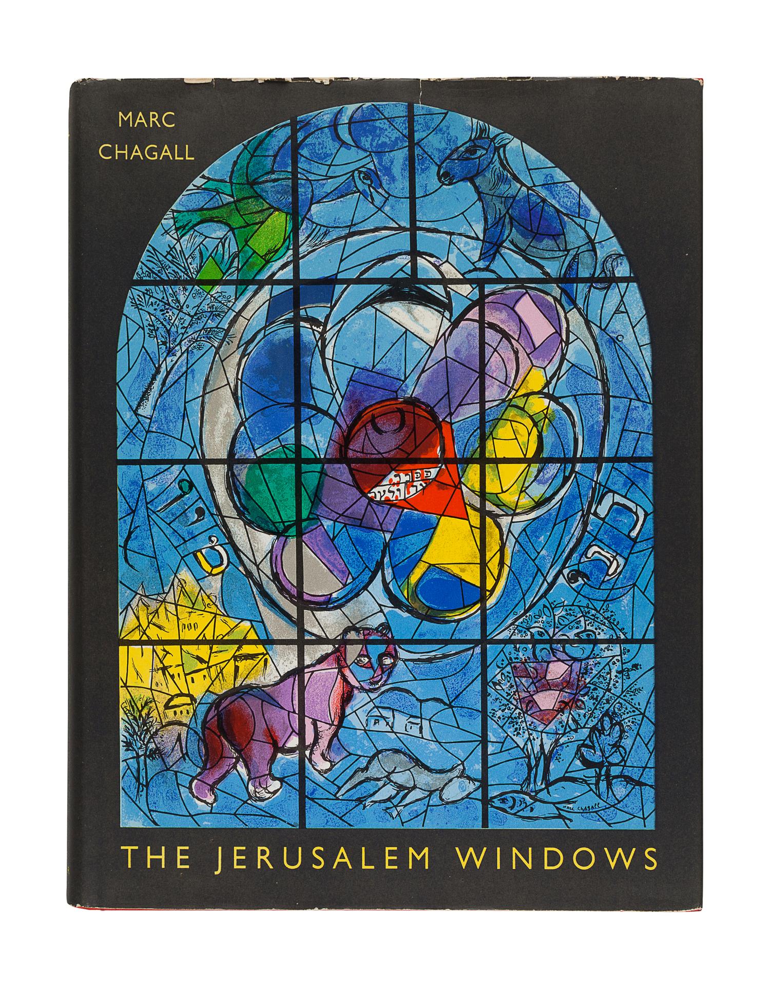 CHAGALL, Marc (1887-1985). Jerusalem Windows. New York: George Braziller, 1962.