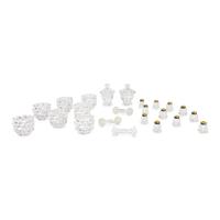 An Assembled Group of Cut Glass Table Items